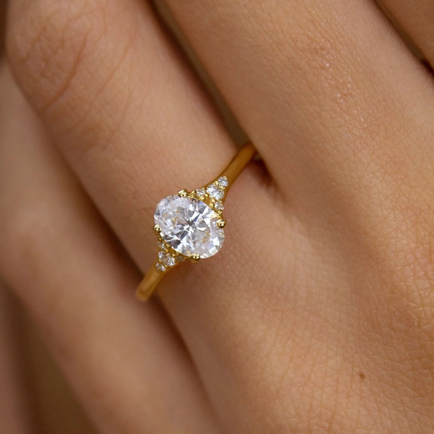 Round Halo, Pave & Split Shank Engagement Ring – 1.93 CT Lab Grown Diamond
