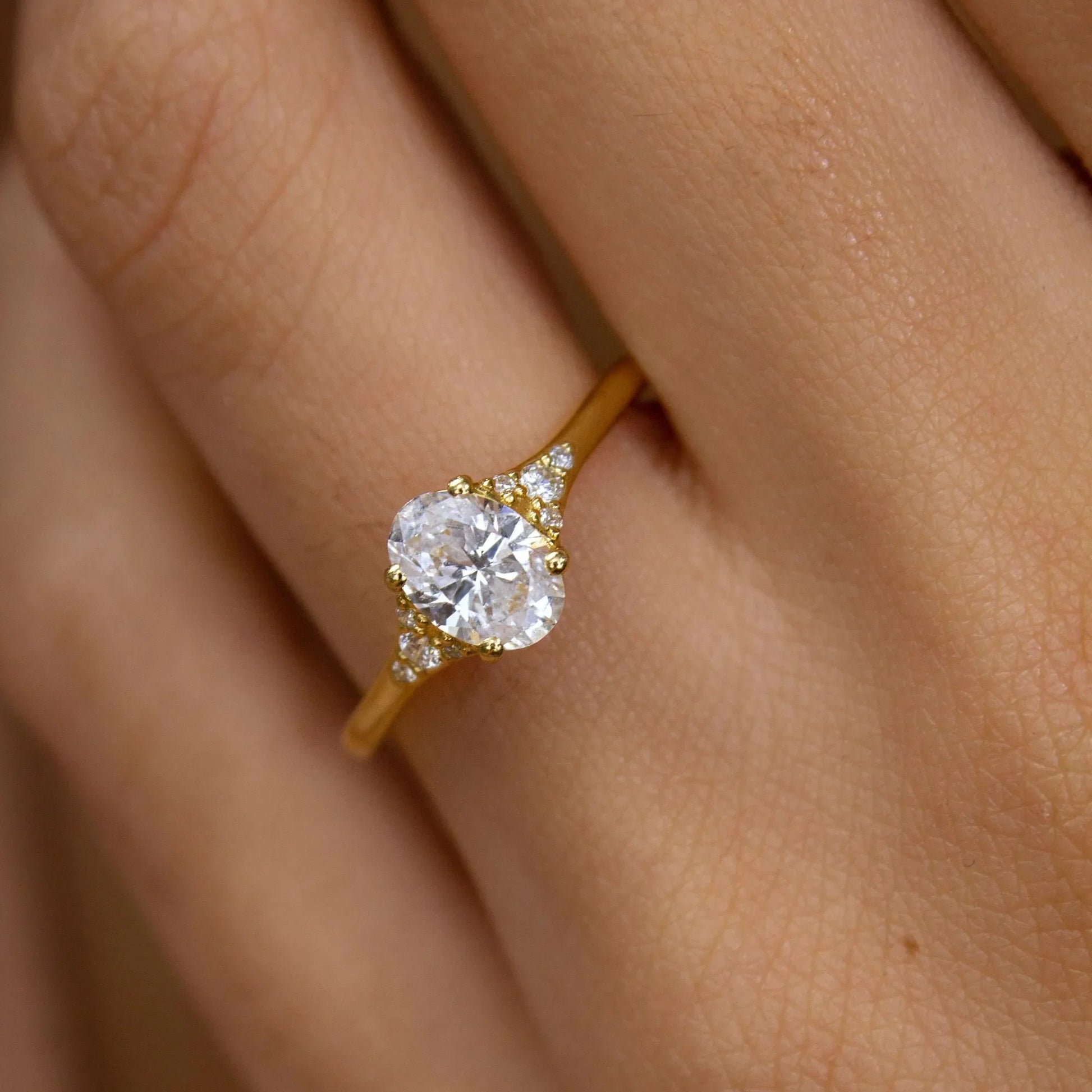 Round Halo, Pave & Split Shank Engagement Ring – 1.93 CT Lab Grown Diamond
