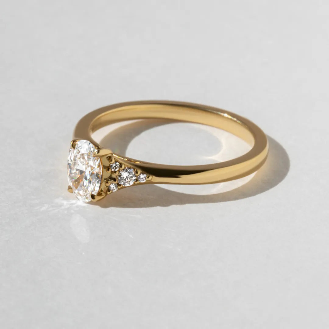 Round Halo, Pave & Split Shank Engagement Ring – 1.93 CT Lab Grown Diamond