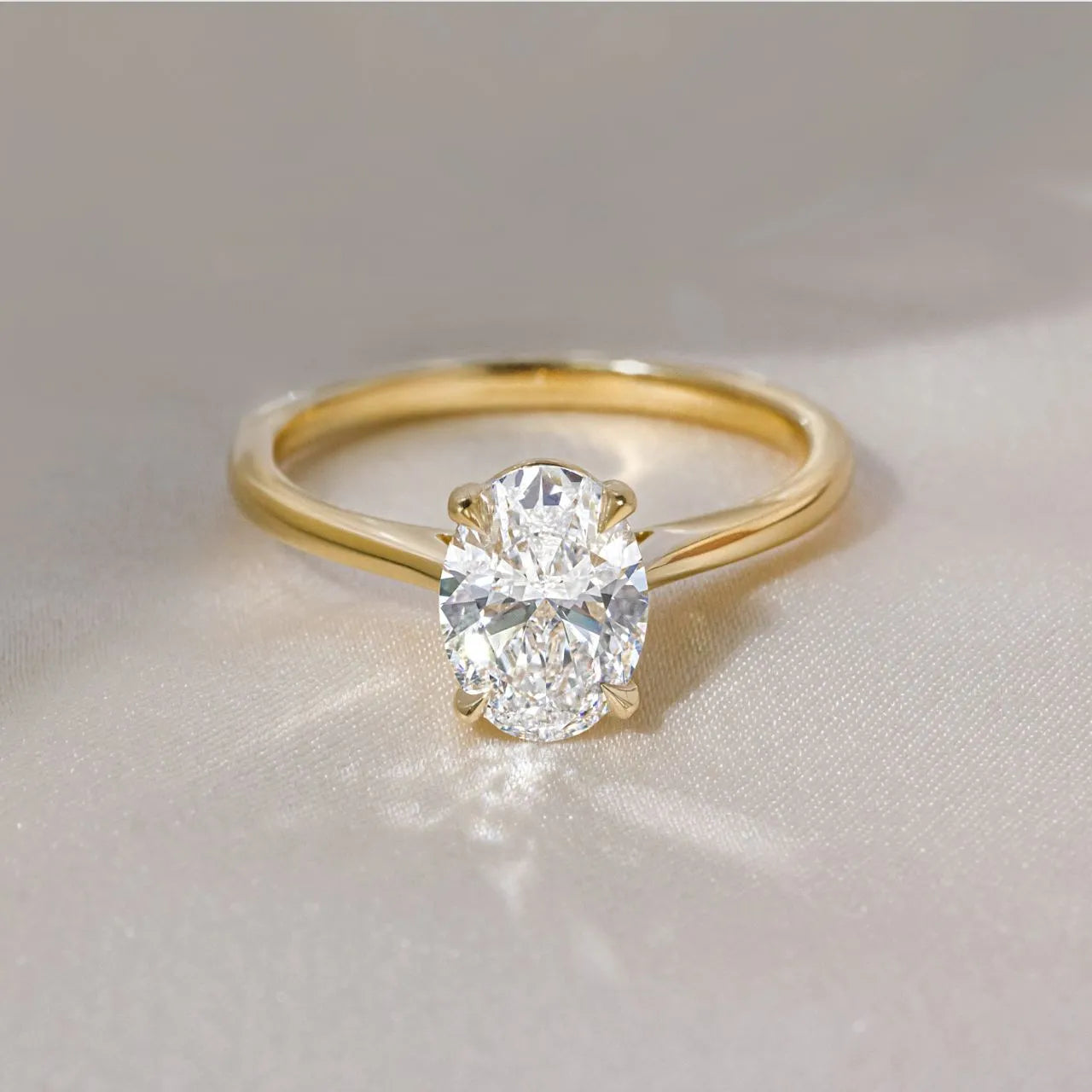 Round Halo, Pave & Split Shank Engagement Ring – 1.93 CT Lab Grown Diamond