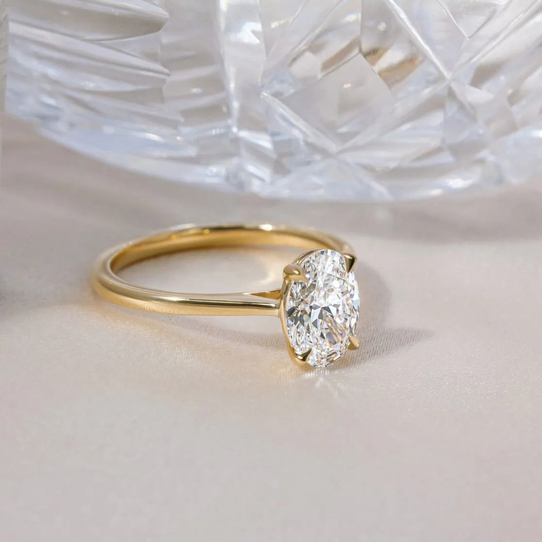 Round Halo, Pave & Split Shank Engagement Ring – 1.93 CT Lab Grown Diamond