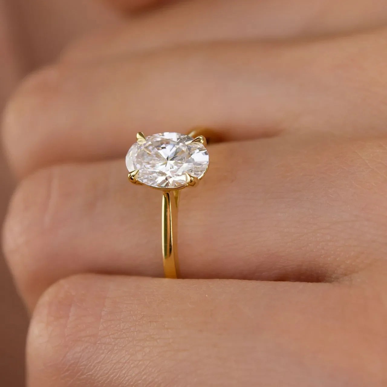 Round Halo, Pave & Split Shank Engagement Ring – 1.93 CT Lab Grown Diamond
