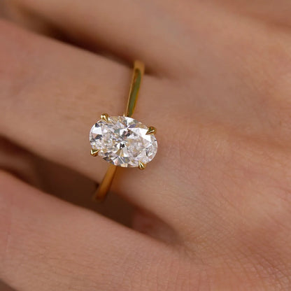 Round Halo, Pave & Split Shank Engagement Ring – 1.93 CT Lab Grown Diamond