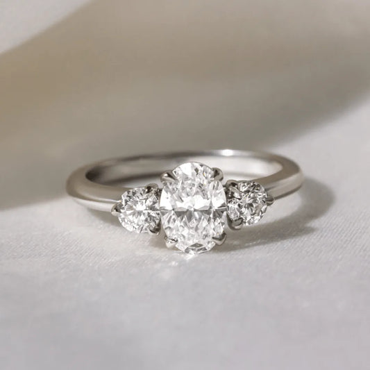 Round Halo, Pave & Split Shank Engagement Ring – 1.93 CT Lab Grown Diamond