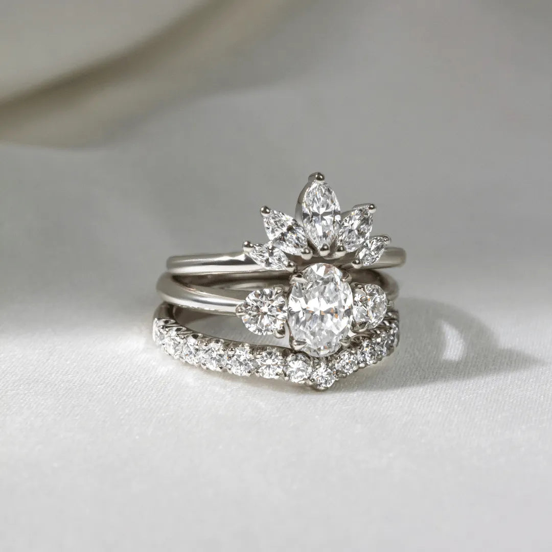 Round Halo, Pave & Split Shank Engagement Ring – 1.93 CT Lab Grown Diamond