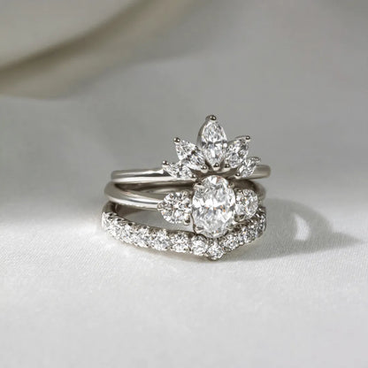 Round Halo, Pave & Split Shank Engagement Ring – 1.93 CT Lab Grown Diamond