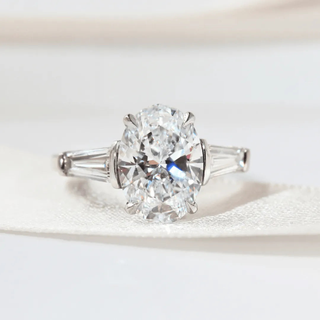Round Halo, Pave & Split Shank Engagement Ring – 1.93 CT Lab Grown Diamond