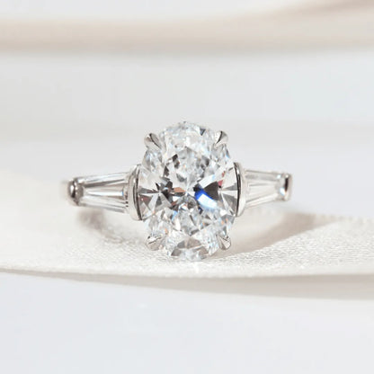 Round Halo, Pave & Split Shank Engagement Ring – 1.93 CT Lab Grown Diamond