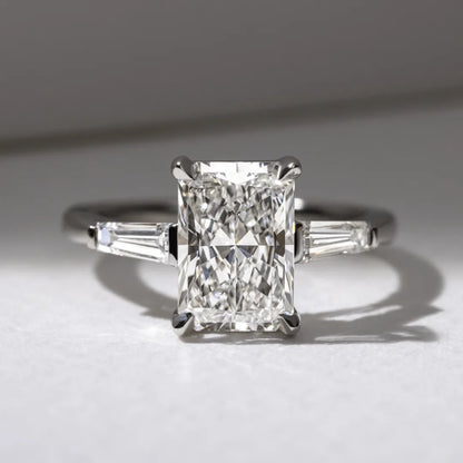 Round Halo, Pave & Split Shank Engagement Ring – 1.93 CT Lab Grown Diamond