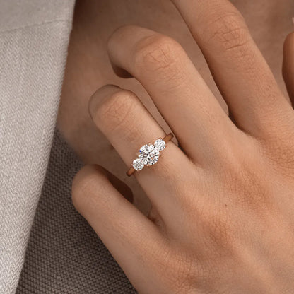 Round Halo, Pave & Split Shank Engagement Ring – 1.93 CT Lab Grown Diamond