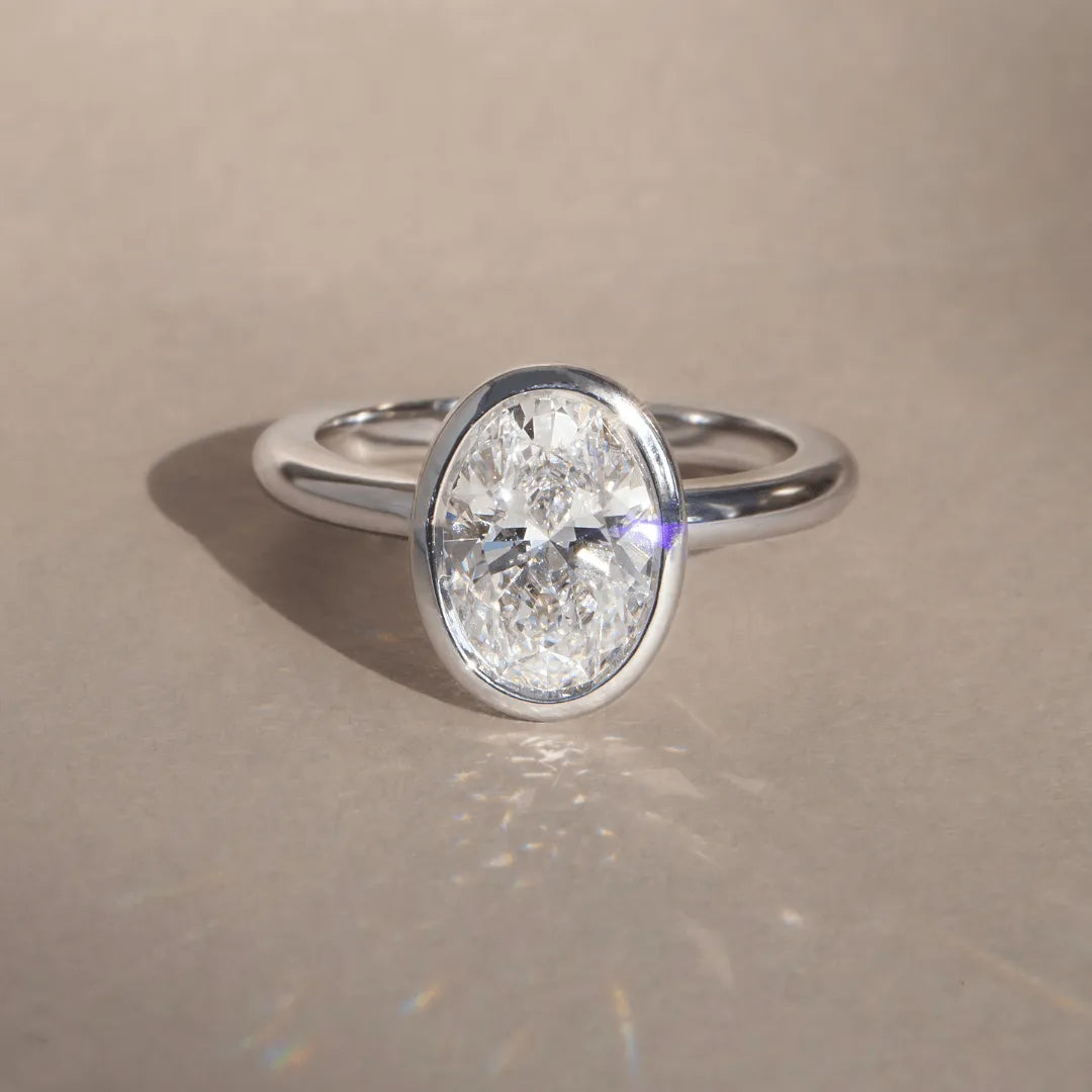 Round Halo, Pave & Split Shank Engagement Ring – 1.93 CT Lab Grown Diamond