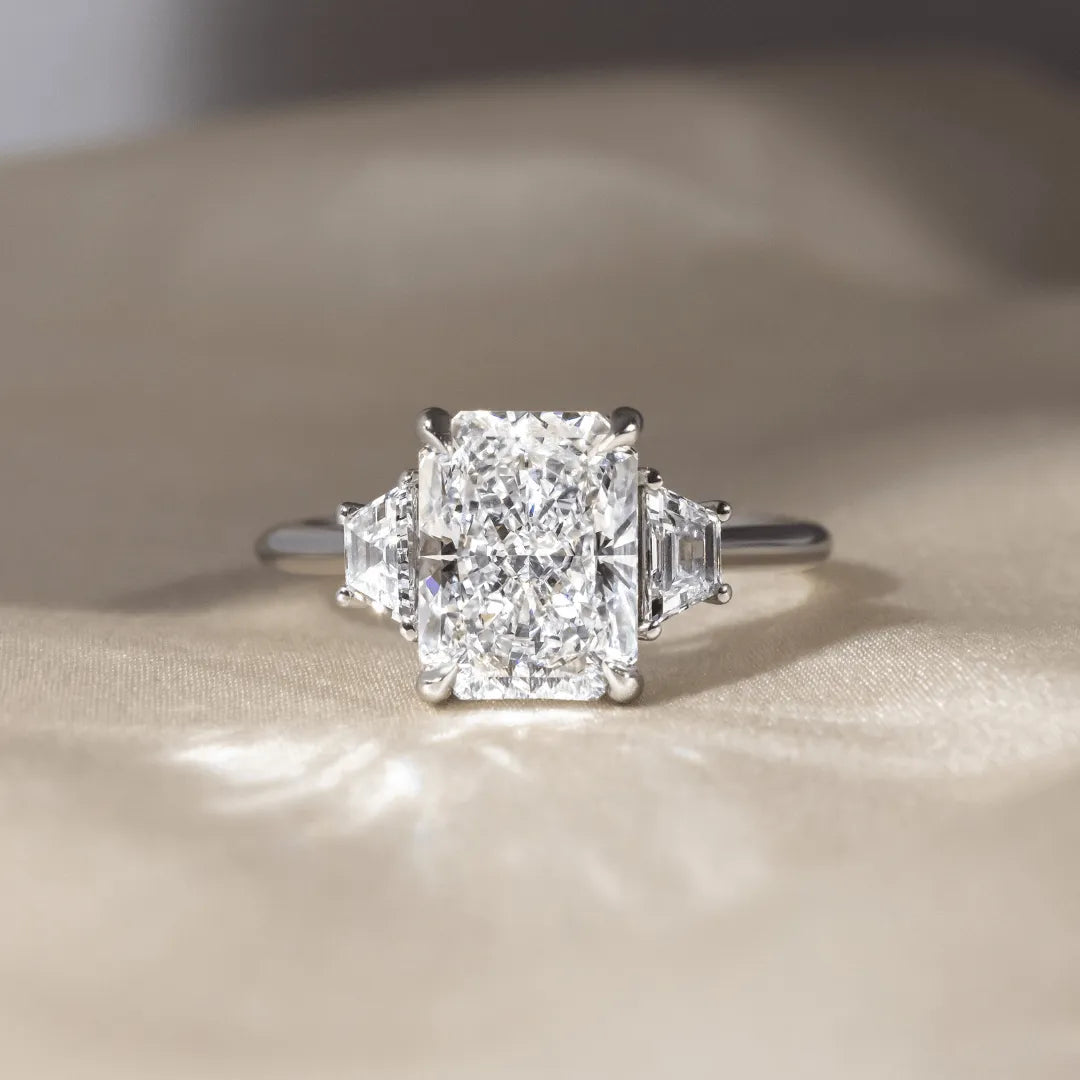 Round Halo, Pave & Split Shank Engagement Ring – 1.93 CT Lab Grown Diamond