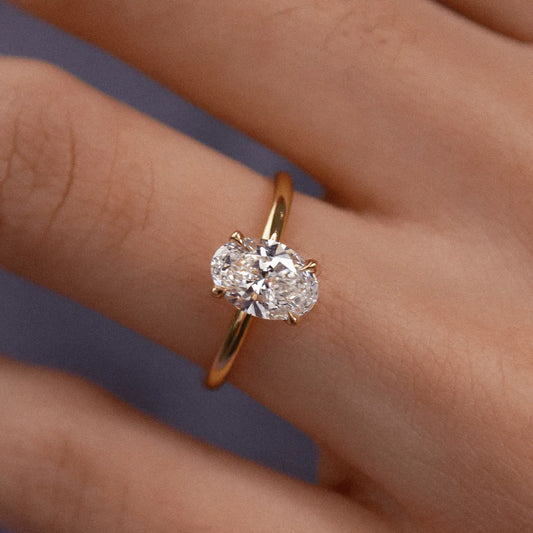 Round Halo, Pave & Split Shank Engagement Ring – 1.93 CT Lab Grown Diamond