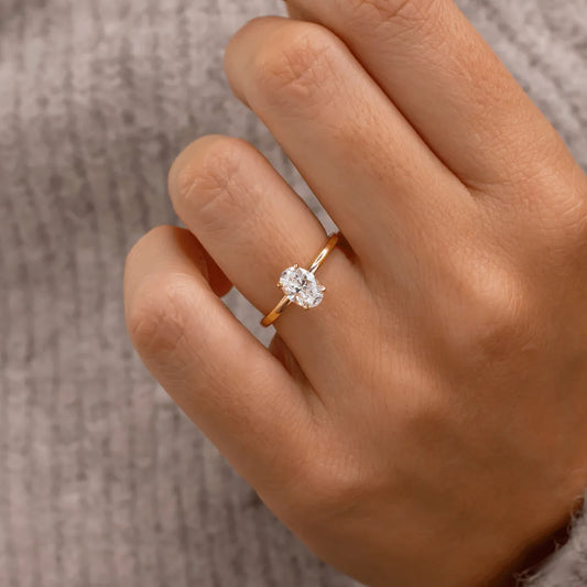 Round Halo, Pave & Split Shank Engagement Ring – 1.93 CT Lab Grown Diamond