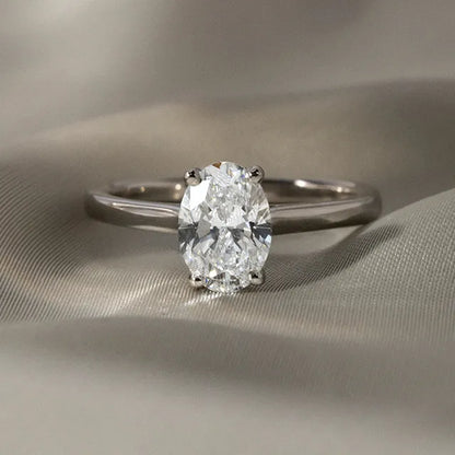 Round Halo, Pave & Split Shank Engagement Ring – 1.93 CT Lab Grown Diamond