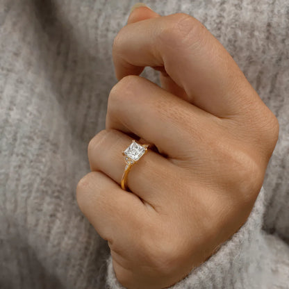 Round Halo, Pave & Split Shank Engagement Ring – 1.93 CT Lab Grown Diamond