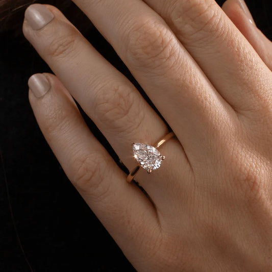 Round Halo, Pave & Split Shank Engagement Ring – 1.93 CT Lab Grown Diamond