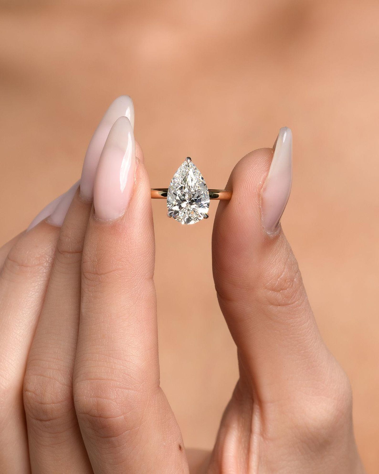 Round Halo, Pave & Split Shank Engagement Ring – 1.93 CT Lab Grown Diamond