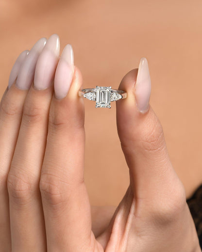 Round Halo, Pave & Split Shank Engagement Ring – 1.93 CT Lab Grown Diamond
