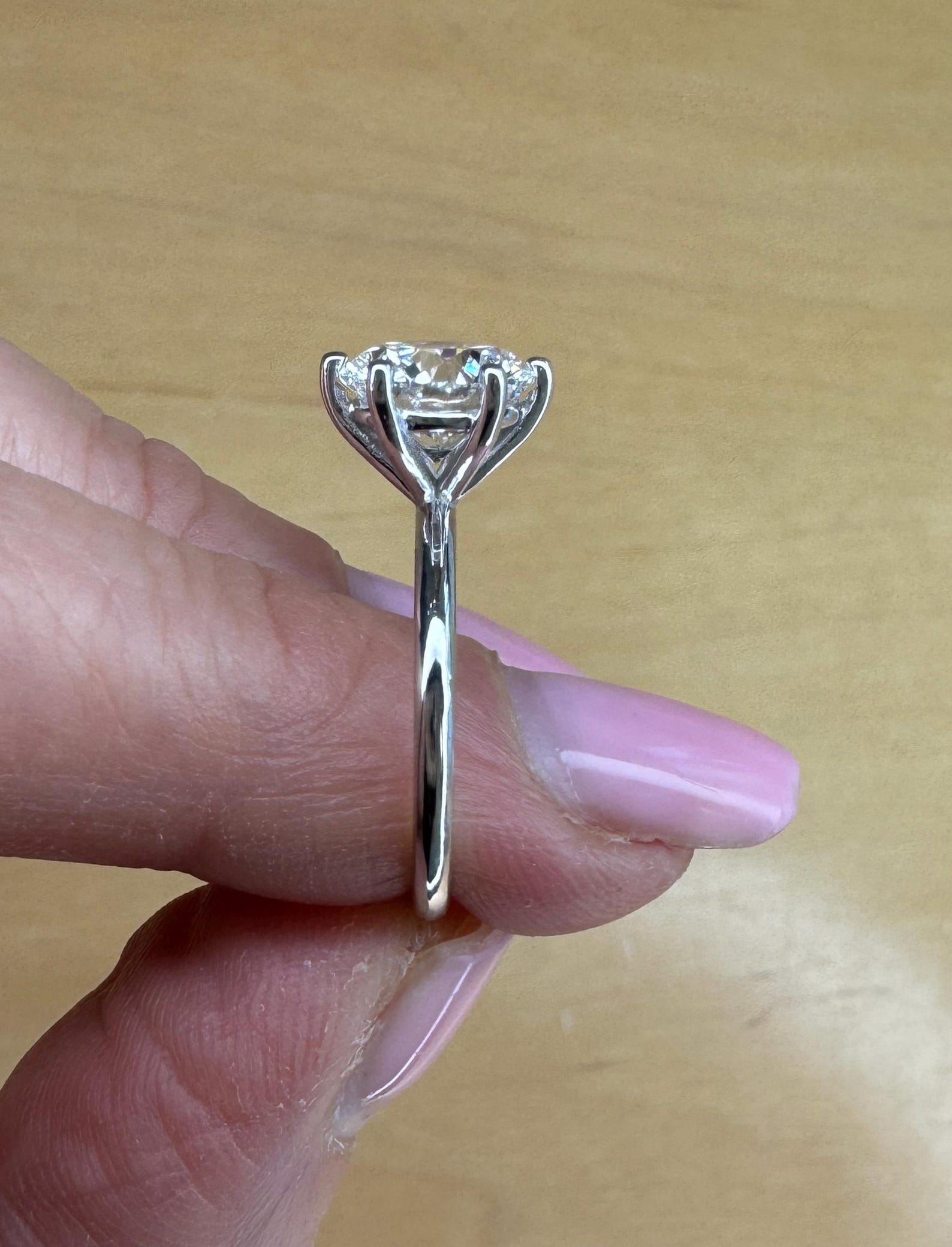 Round Halo, Pave & Split Shank Engagement Ring – 1.93 CT Lab Grown Diamond