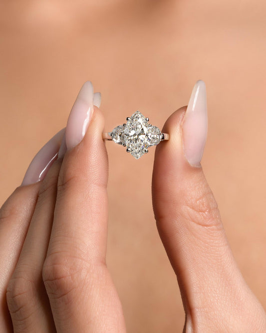 Round Halo, Pave & Split Shank Engagement Ring – 1.93 CT Lab Grown Diamond