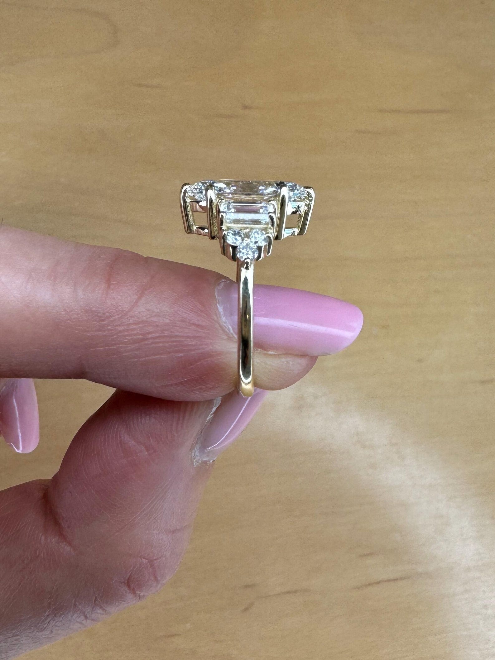 Round Halo, Pave & Split Shank Engagement Ring – 1.93 CT Lab Grown Diamond