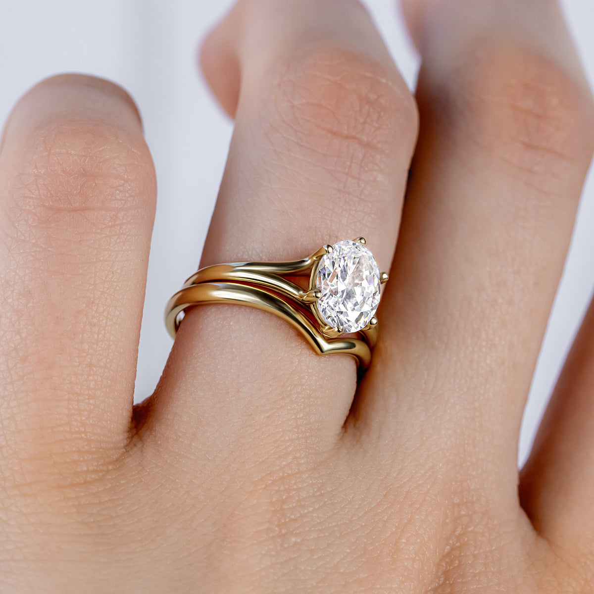 0.37 CT Round Full Eternity Lab Grown Diamond Wedding Band