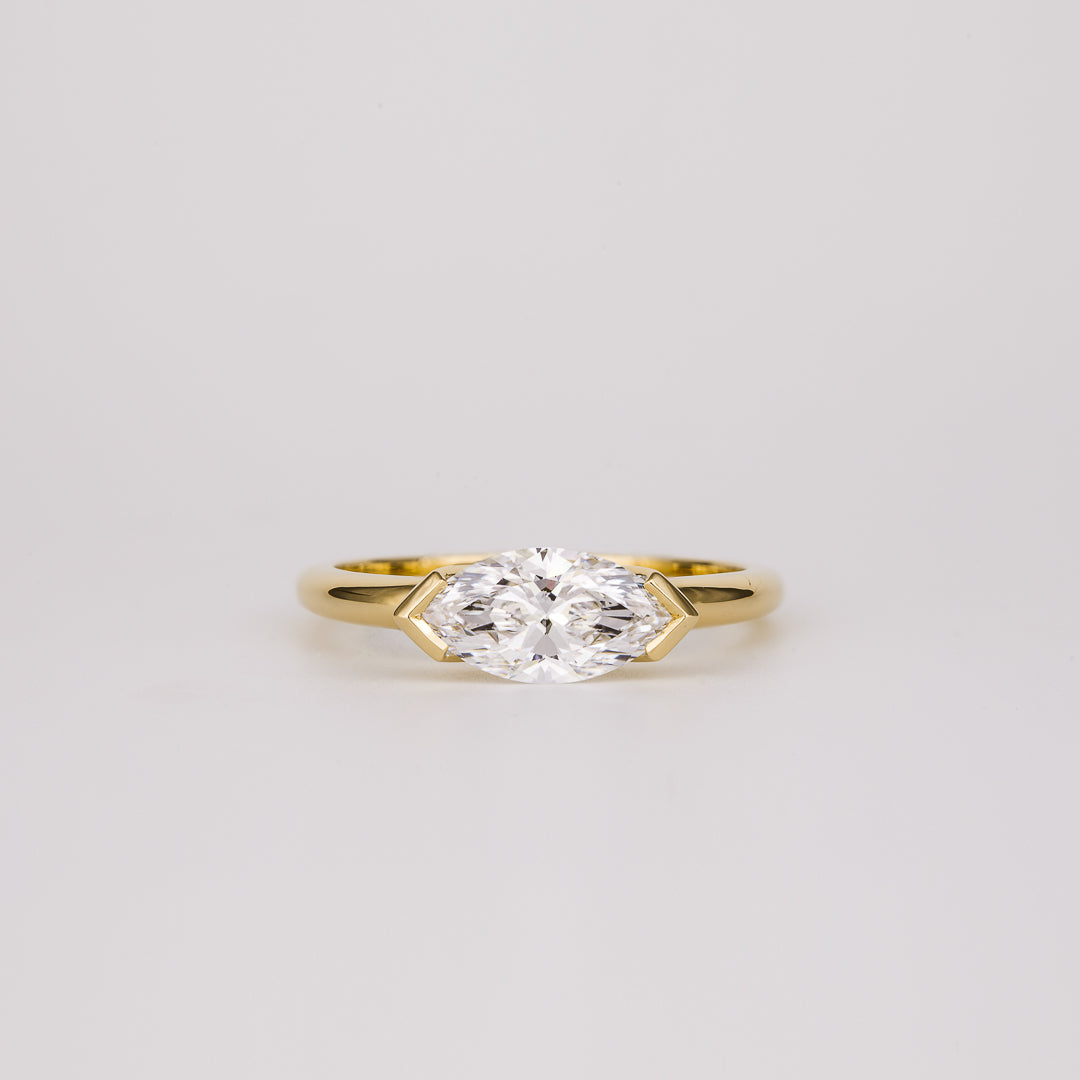 2 CT Emerald Pave Moissanite Engagement Ring