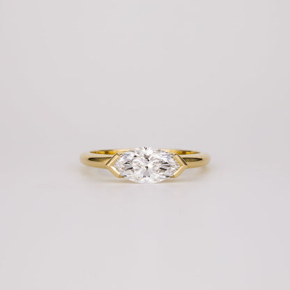 2 CT Emerald Pave Moissanite Engagement Ring