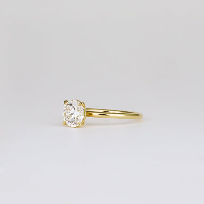 2 CT Emerald Pave Moissanite Engagement Ring