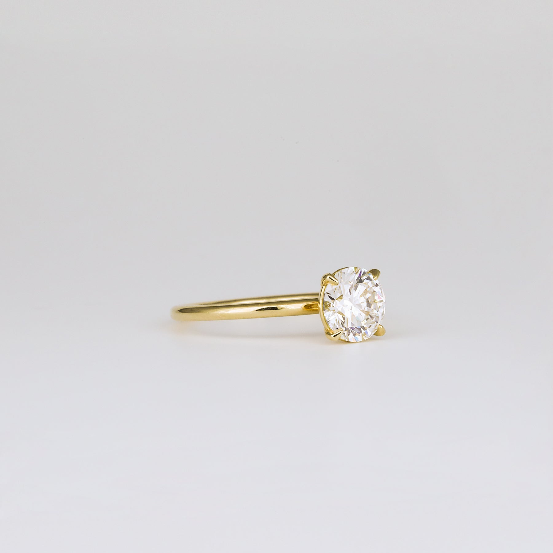 2 CT Emerald Pave Moissanite Engagement Ring