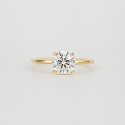 2 CT Emerald Pave Moissanite Engagement Ring