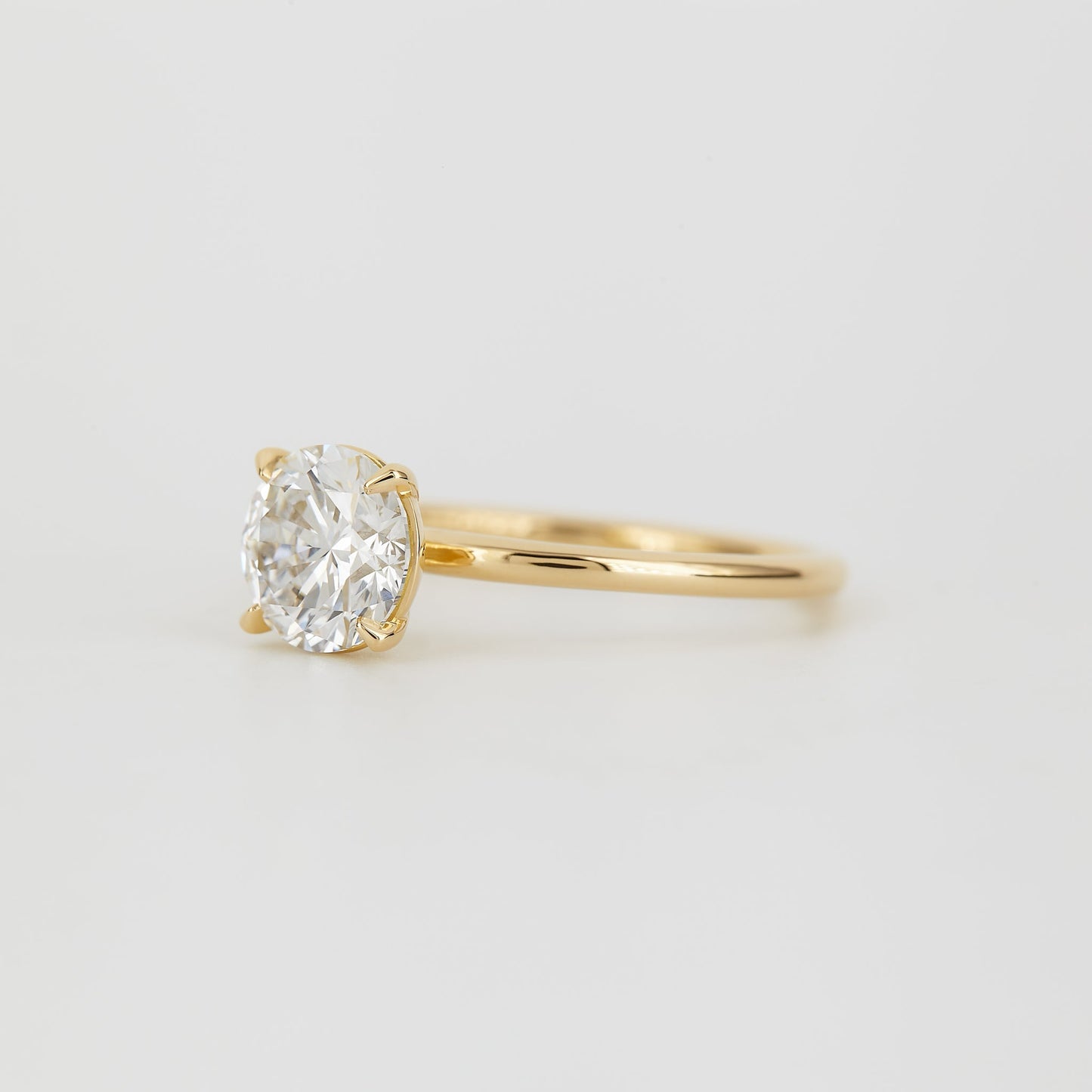 2 CT Emerald Pave Moissanite Engagement Ring