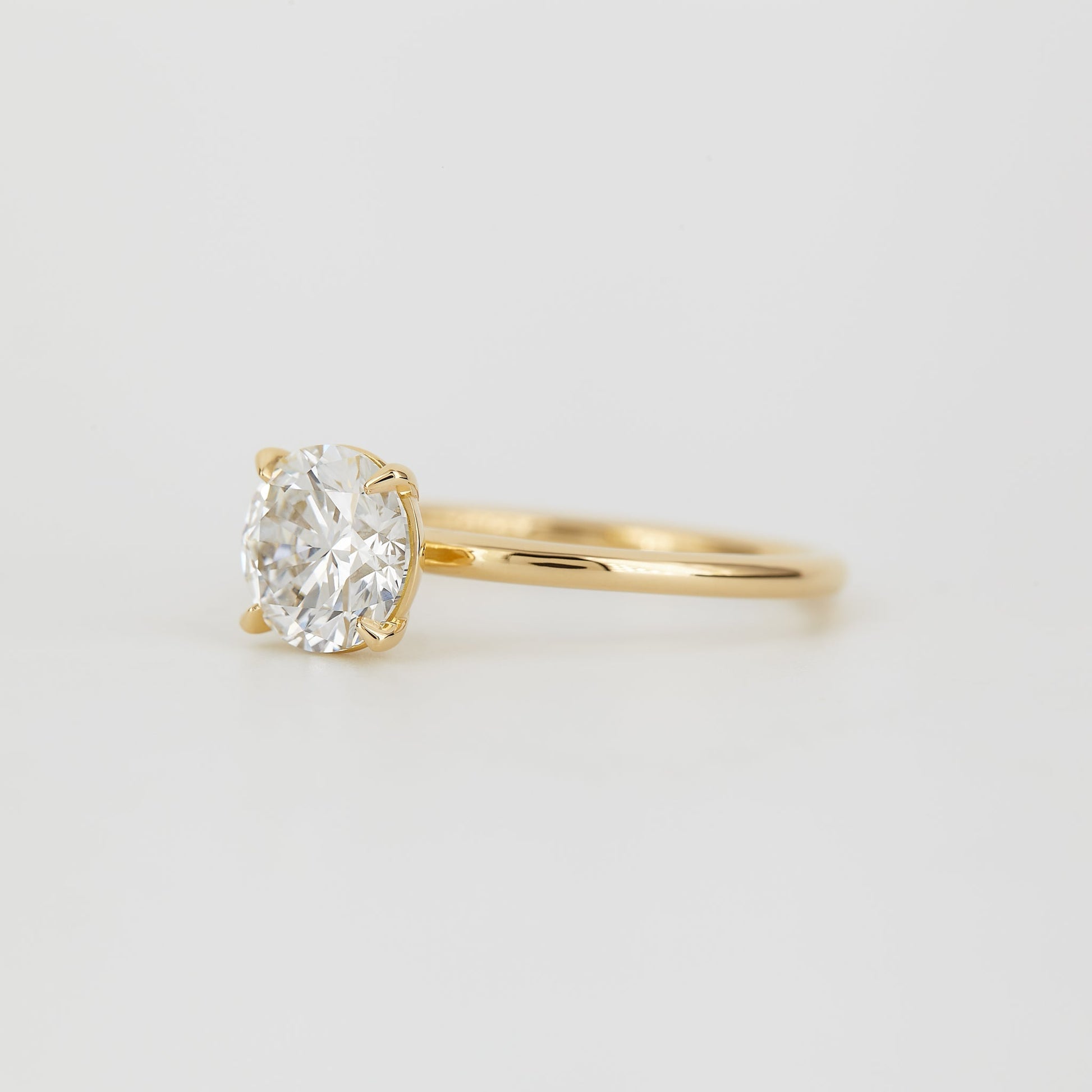 2 CT Emerald Pave Moissanite Engagement Ring