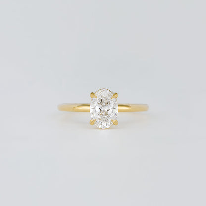 2 CT Emerald Pave Moissanite Engagement Ring