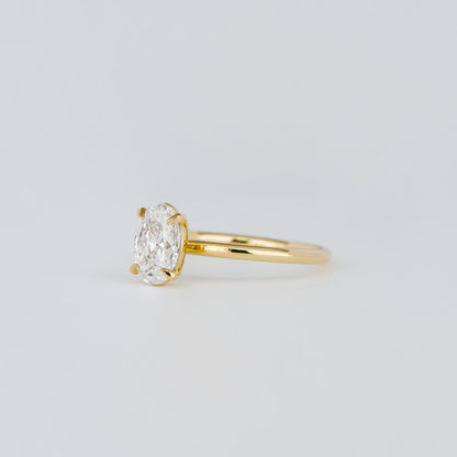 2 CT Emerald Pave Moissanite Engagement Ring