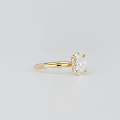 2 CT Emerald Pave Moissanite Engagement Ring