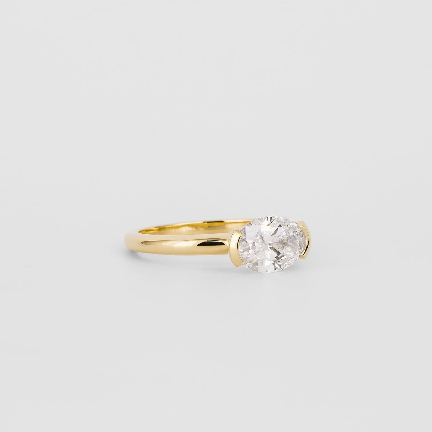 2 CT Emerald Pave Moissanite Engagement Ring