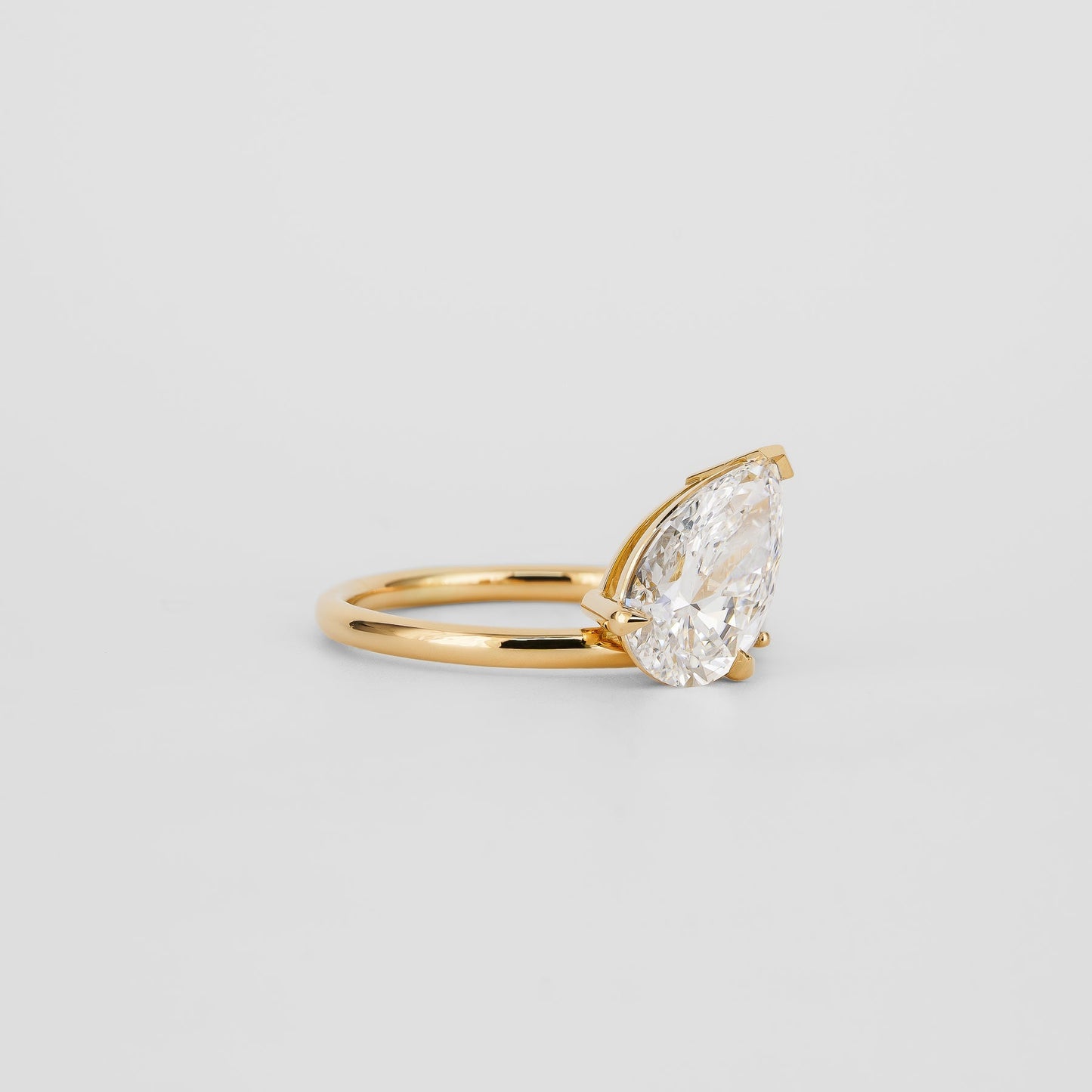 2 CT Emerald Pave Moissanite Engagement Ring