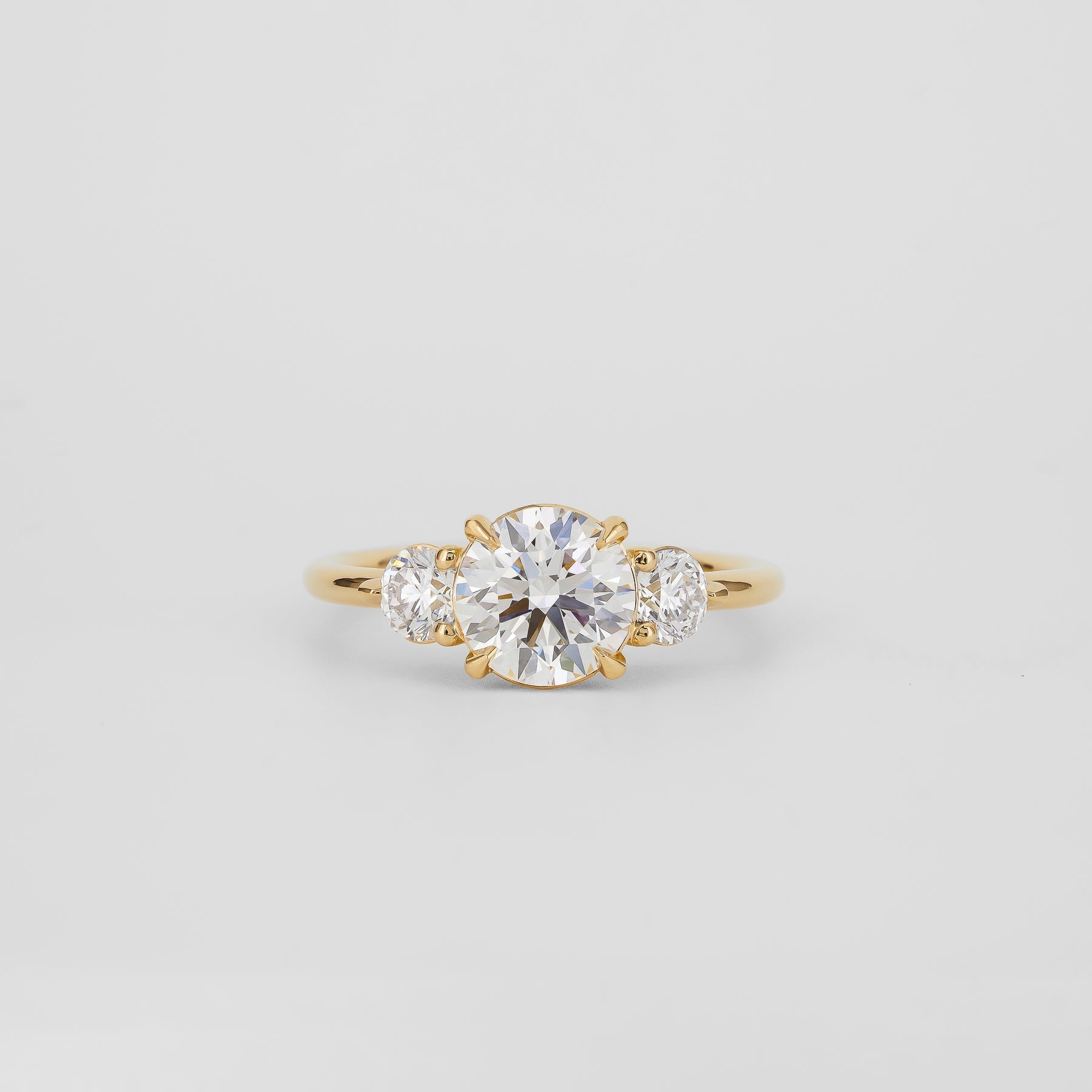 2 CT Emerald Pave Moissanite Engagement Ring