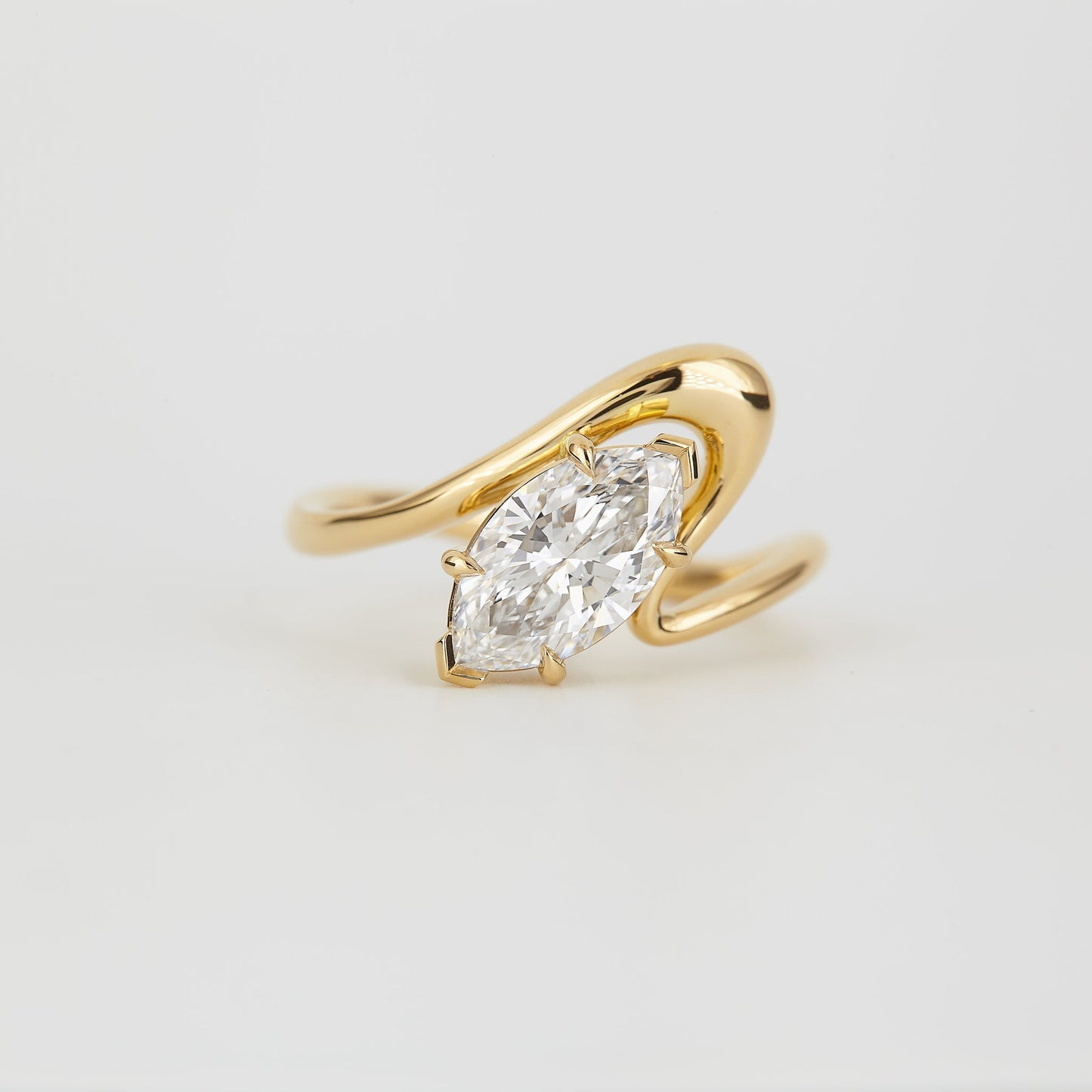 2 CT Emerald Pave Moissanite Engagement Ring