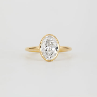 2 CT Emerald Pave Moissanite Engagement Ring