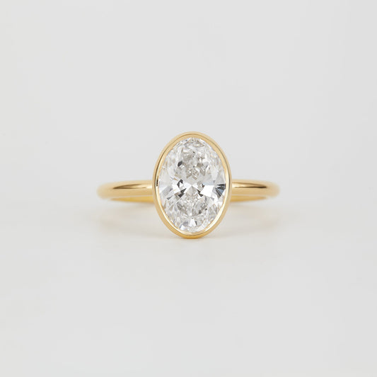 2 CT Emerald Pave Moissanite Engagement Ring
