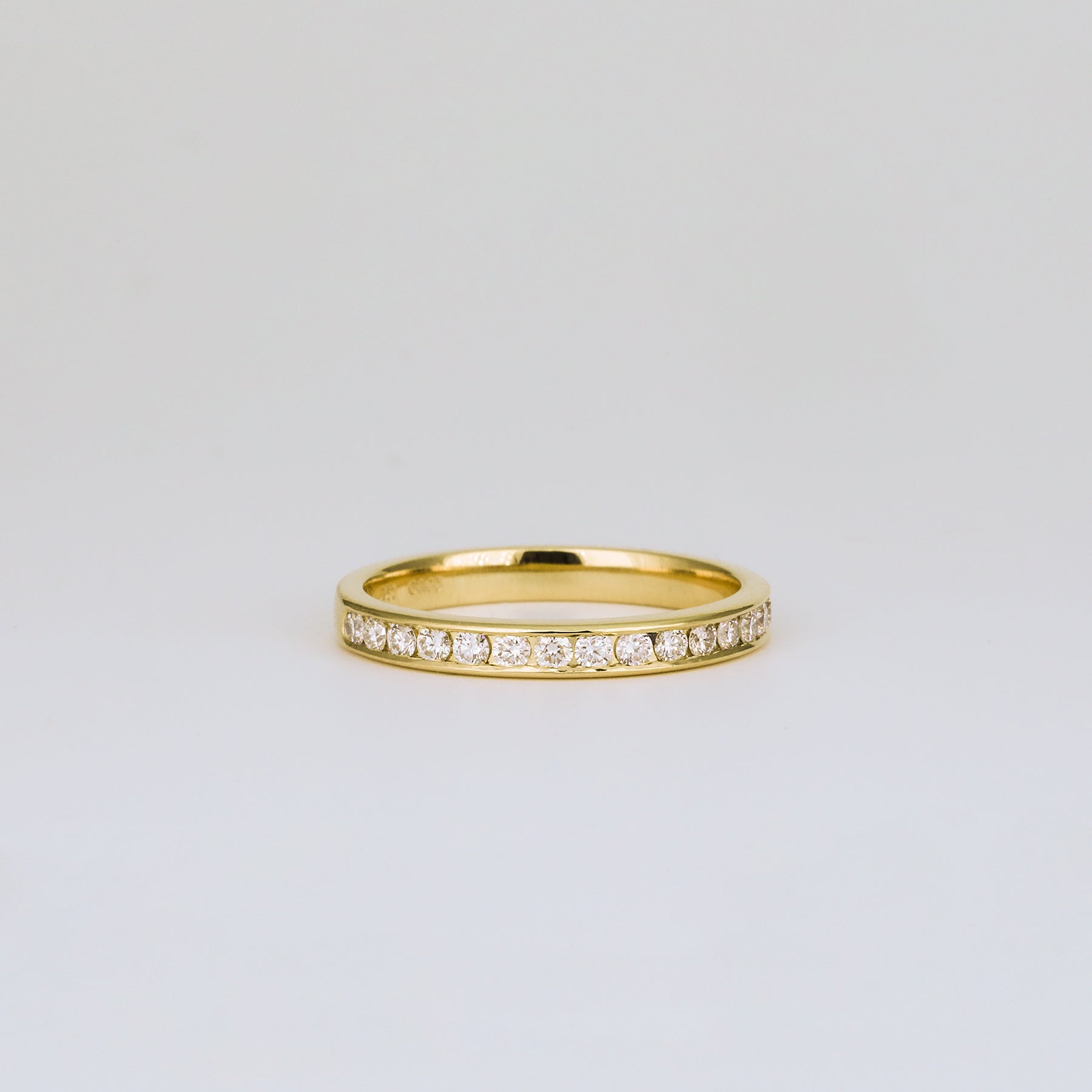 0.35 TCW Round Diamond Curved Pave DEF/VVS Lab Grown Wedding Band
