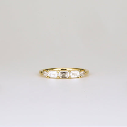 0.35 TCW Round Diamond Curved Pave DEF/VVS Lab Grown Wedding Band