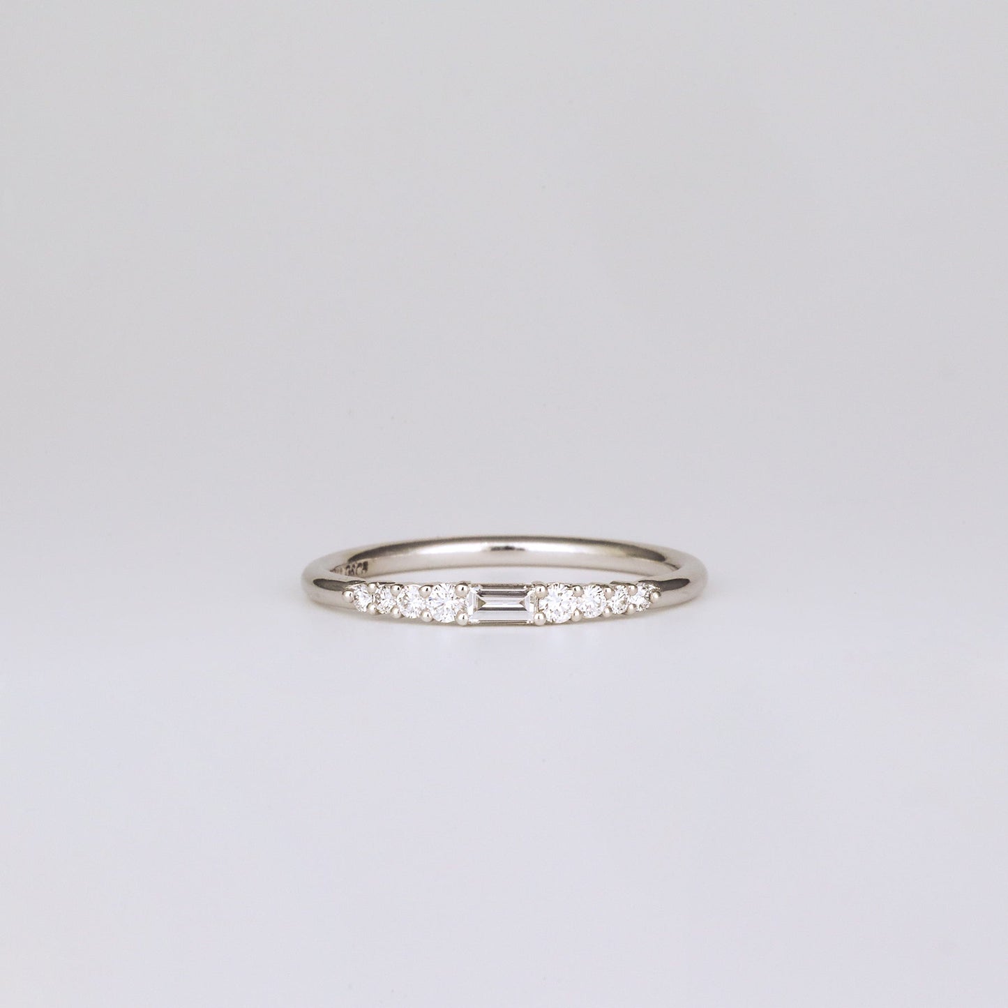 0.35 TCW Round Diamond Curved Pave DEF/VVS Lab Grown Wedding Band