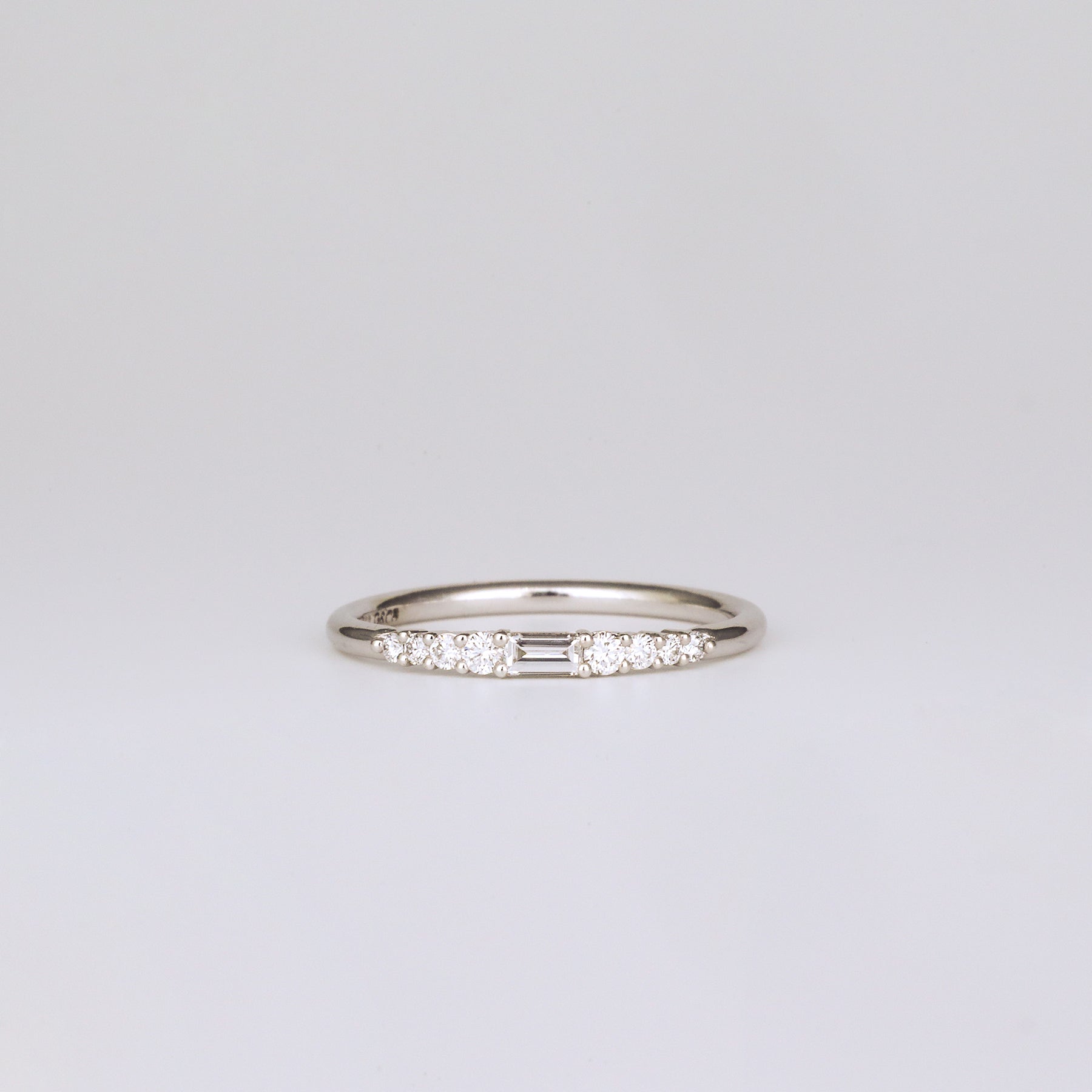 0.35 TCW Round Diamond Curved Pave DEF/VVS Lab Grown Wedding Band