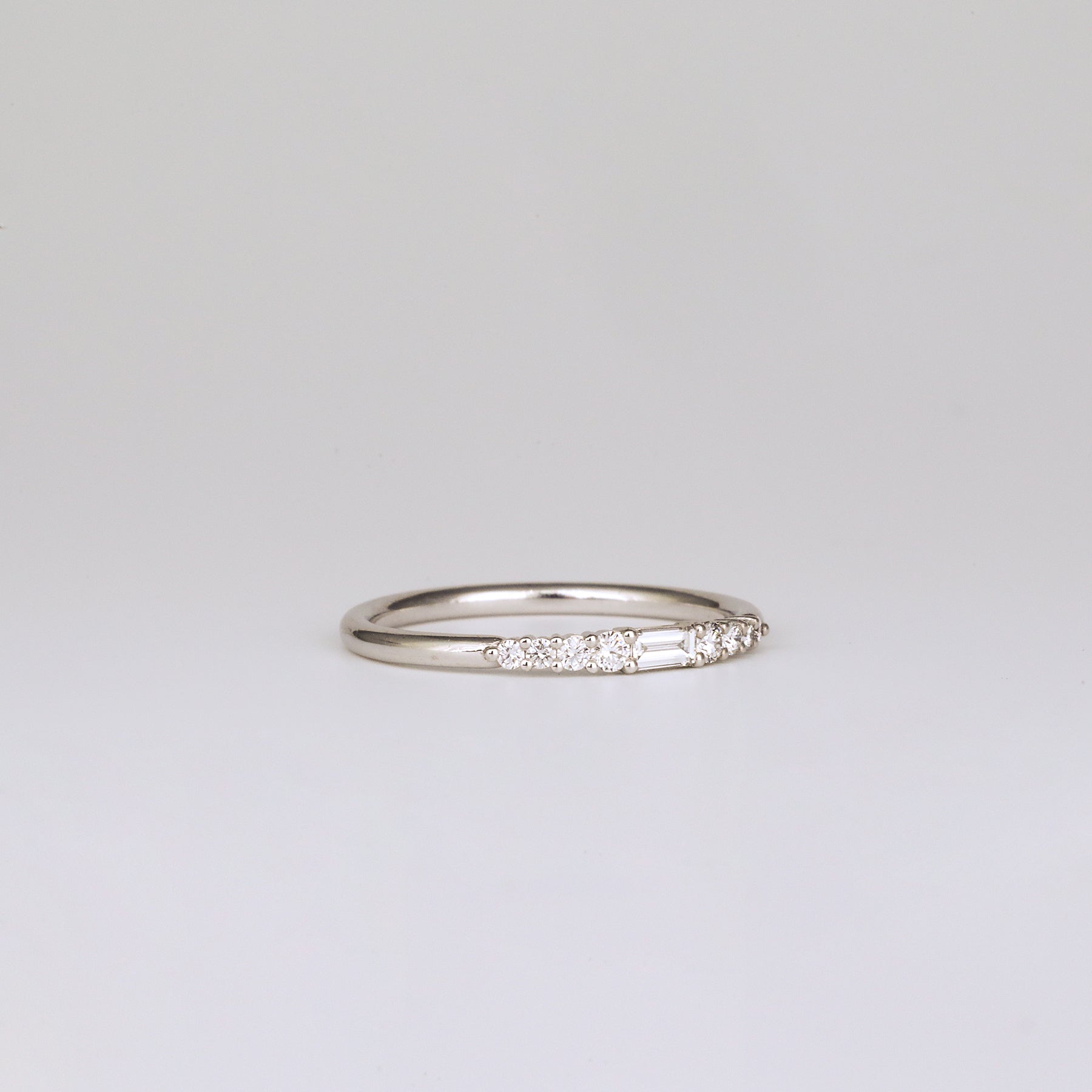 0.35 TCW Round Diamond Curved Pave DEF/VVS Lab Grown Wedding Band