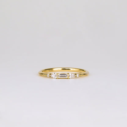 0.35 TCW Round Diamond Curved Pave DEF/VVS Lab Grown Wedding Band