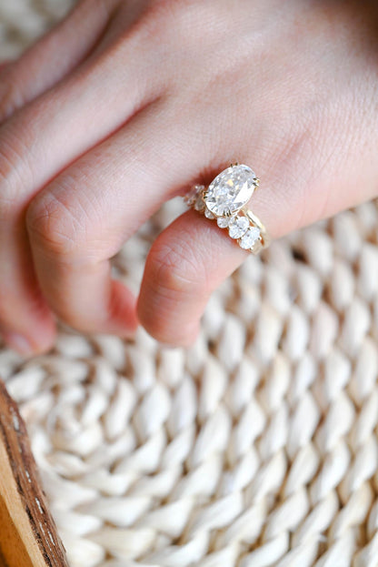 1.0 CT Round Solitaire Lab Grown Diamond Bridal Ring Set